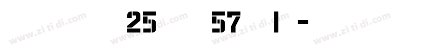 SportNumbers Regular字体转换